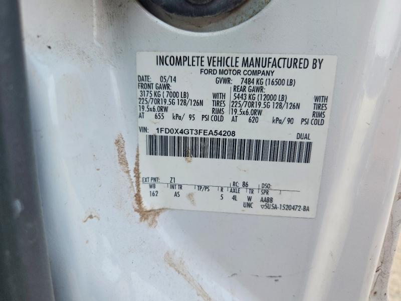 2015 Ford F450 მანქანა იყიდება აუქციონზე, vin: 1FD0X4GT3FEA54208, აუქციონის ნომერი: 70606016