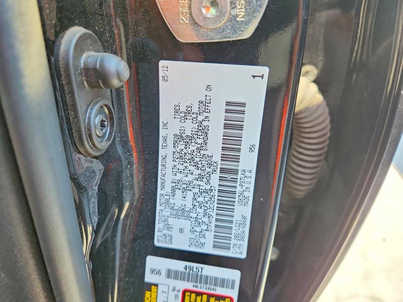 Продажа на аукционе авто 2012 Toyota Tundra, vin: 5TFHY5F12CX256757, номер лота: 69997146