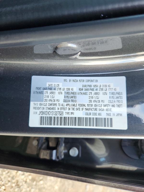 69891386 :رقم المزاد ، JM3KKEHD1S1227628 vin ، 2025 Mazda Cx-90 مزاد بيع