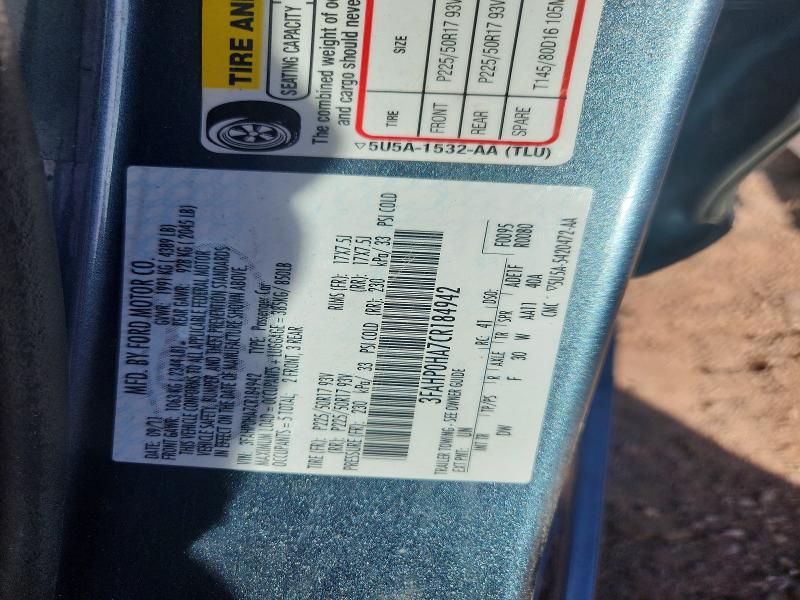 2012 Ford Fusion მანქანა იყიდება აუქციონზე, vin: 3FAHP0HA7CR184942, აუქციონის ნომერი: 70699506