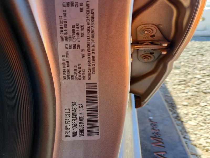 Продаж на аукціоні авто 2021 Ram 1500, vin: 1C6SRFLT3MN597684, номер лоту: 68260656