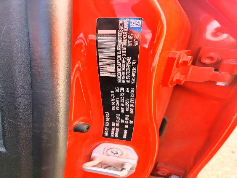 2016 Fiat 500x მანქანა იყიდება აუქციონზე, vin: ZFBCFXCT6GP484626, აუქციონის ნომერი: 68756646