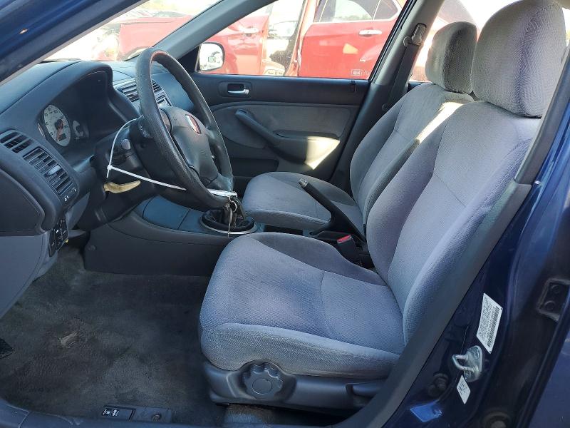 70545456 :رقم المزاد ، 1HGES25842L060618 vin ، 2002 Honda Civic مزاد بيع