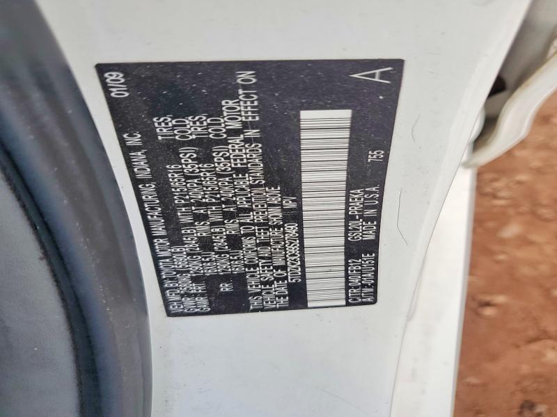 69581776 :رقم المزاد ، 5TDZK23C99S278490 vin ، 2009 Toyota Sienna مزاد بيع