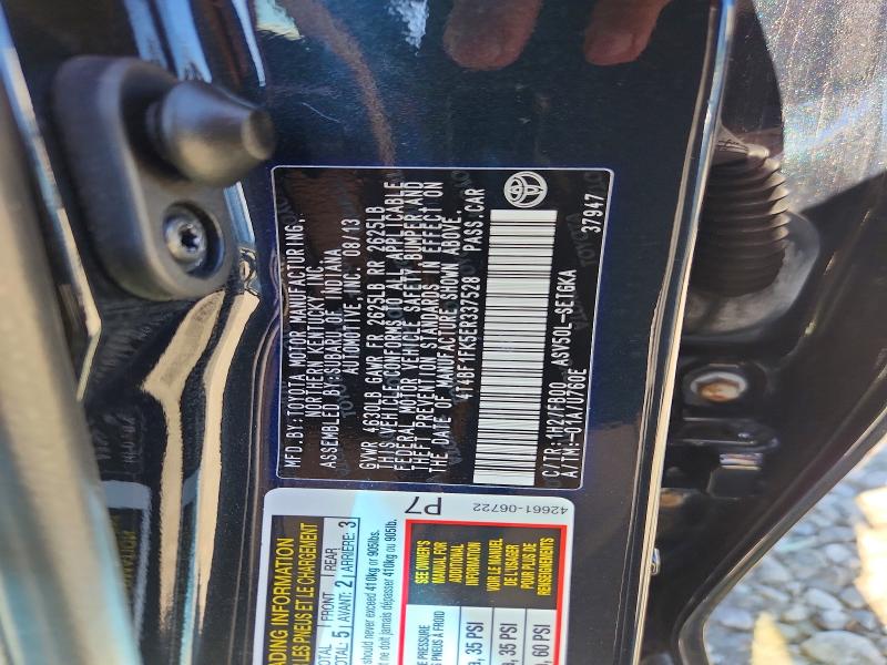 68033536 :رقم المزاد ، 4T4BF1FK5ER337528 vin ، 2014 Toyota Camry مزاد بيع