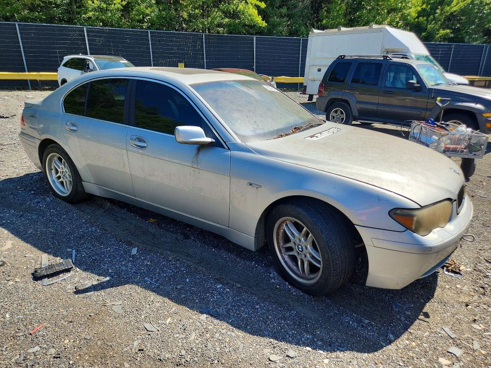 Продажа на аукционе авто 2002 Bmw 745, vin: WBAGL63402DP60770, номер лота: 68076166