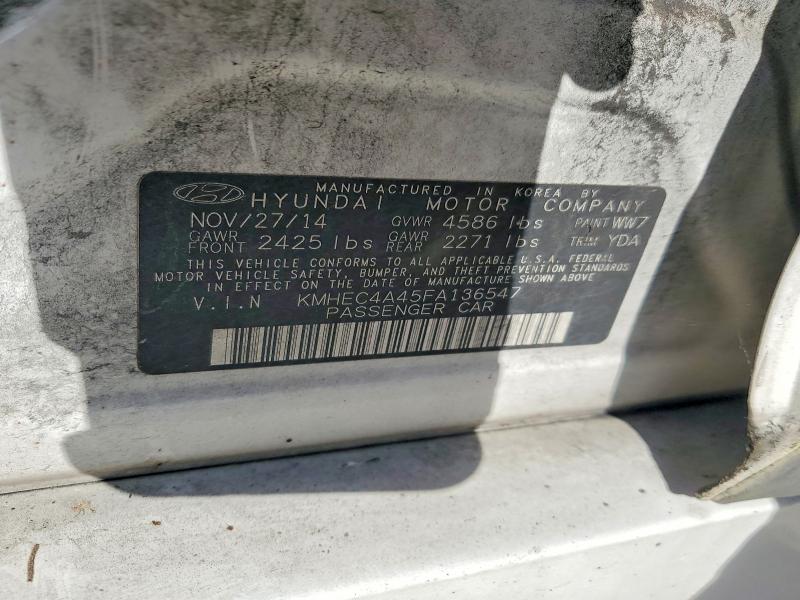 Aukcja sprzedaży 2015 Hyundai Sonata Hybrid, vin: KMHEC4A45FA136547, numer aukcji: 69083666