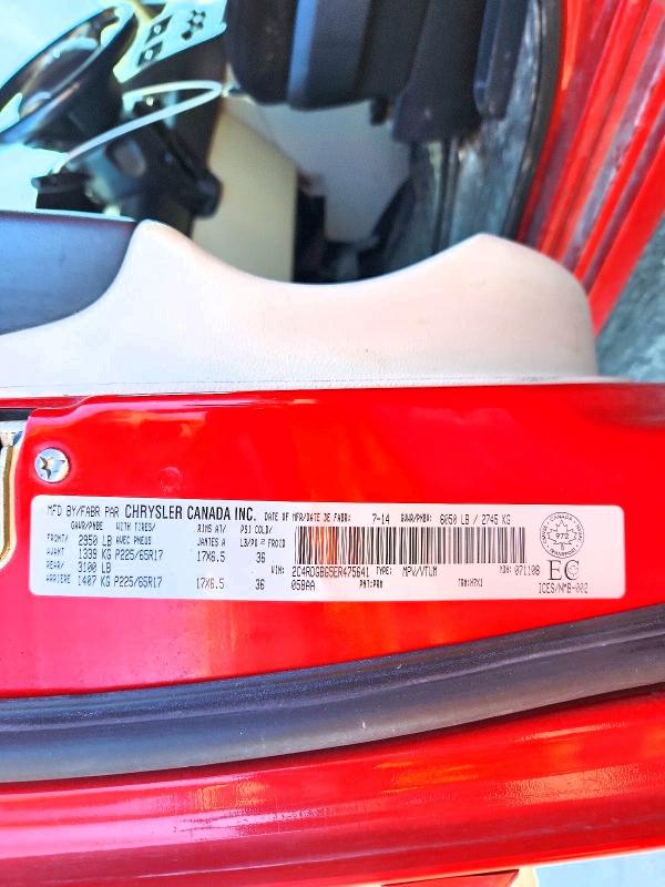Продажа на аукционе авто 2014 Dodge Grand Caravan, vin: 2C4RDGBG5ER475641, номер лота: 70153066