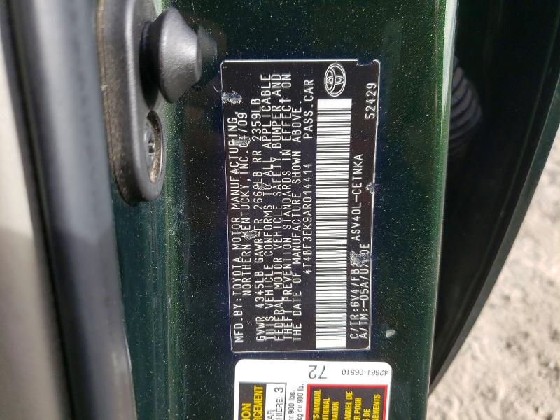 Продажа на аукционе авто 2010 Toyota Camry, vin: 4T4BF3EK9AR014414, номер лота: 67744396