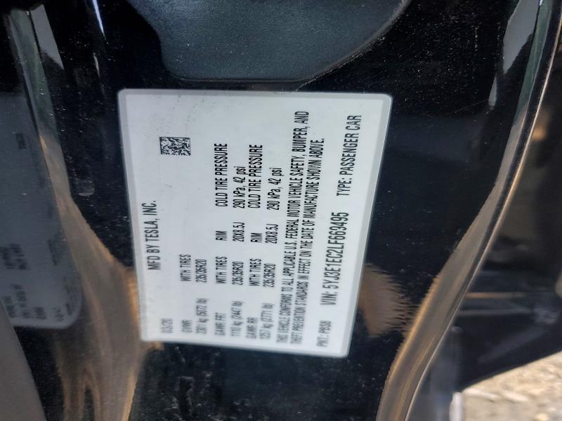 Aukcja sprzedaży 2020 Tesla Model 3, vin: 5YJ3E1EC2LF669495, numer aukcji: 66854206
