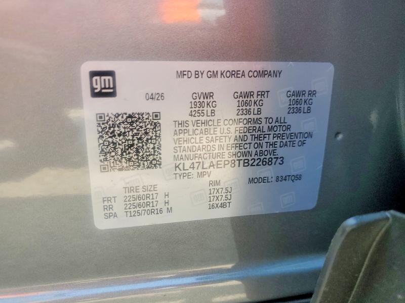 Продаж на аукціоні авто 2026 Buick Envista, vin: KL47LAEP8TB226873, номер лоту: 67890746