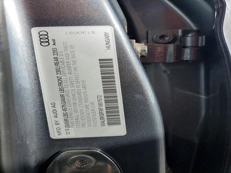 67498166 :رقم المزاد ، WAUBFGFFXF1001572 vin ، 2015 Audi A3 مزاد بيع