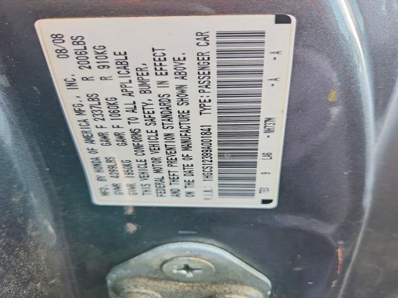 Aukcja sprzedaży 2009 Honda Accord, vin: 1HGCS12399A001841, numer aukcji: 70365426