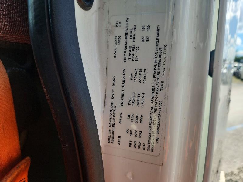 Продаж на аукціоні авто 2023 International Lt625, vin: 3HSDZAPR0PN217722, номер лоту: 70663646