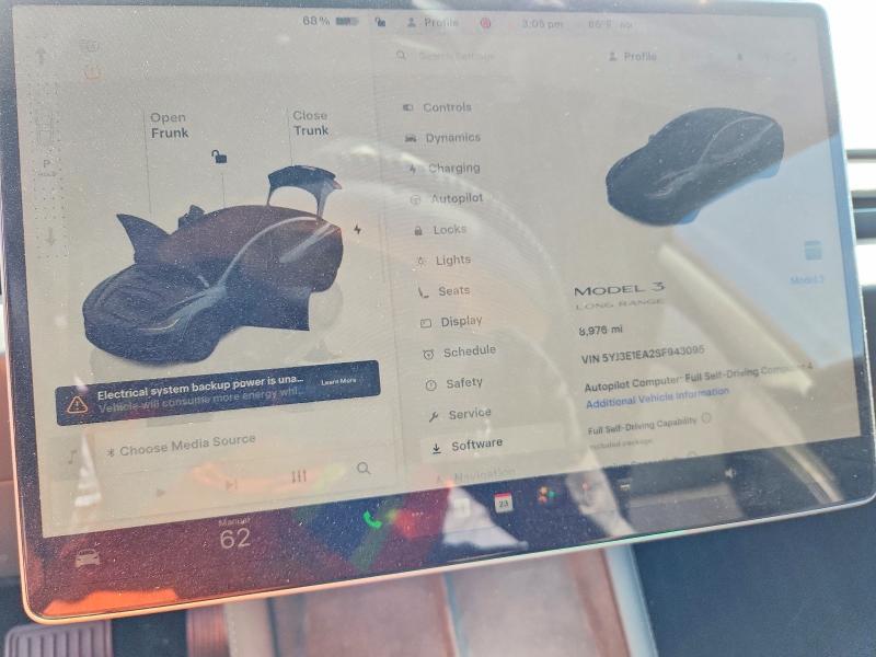 Aukcja sprzedaży 2025 Tesla Model 3, vin: 5YJ3E1EA2SF943095, numer aukcji: 69862166