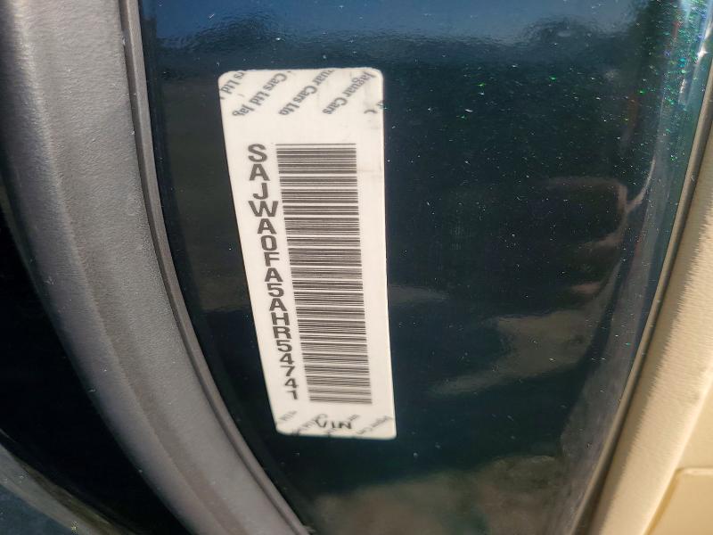 67067236 :رقم المزاد ، SAJWA0FA5AHR54741 vin ، 2010 Jaguar Xf مزاد بيع