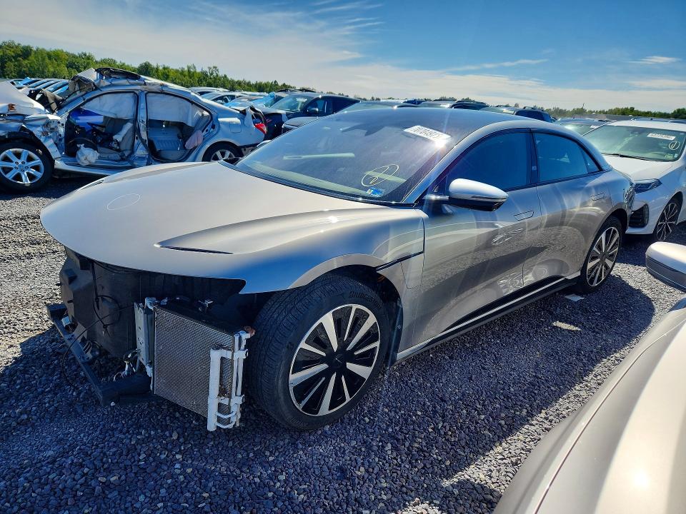2023 Lucid Motors Air მანქანა იყიდება აუქციონზე, vin: 50EA1GBA3PA001627, აუქციონის ნომერი: 70704916