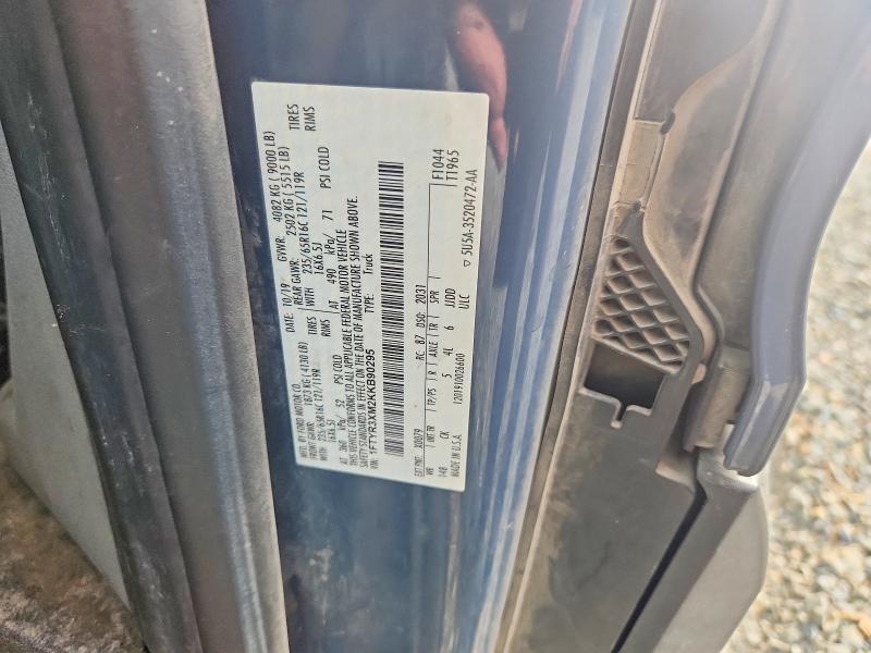 2019 Ford Transit მანქანა იყიდება აუქციონზე, vin: 1FTYR3XM2KKB90295, აუქციონის ნომერი: 67118116