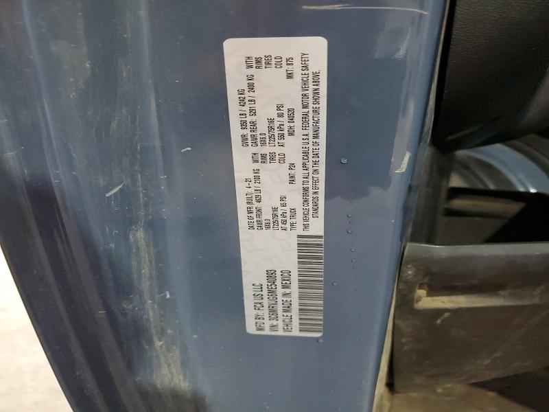 Продаж на аукціоні авто 2021 Ram Promaster 3500, vin: 3C6MRVJG6ME540893, номер лоту: 67792966