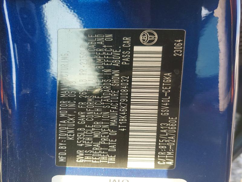 67875726 :رقم المزاد ، 4T1BK46K79U084032 vin ، 2009 Toyt Camry مزاد بيع