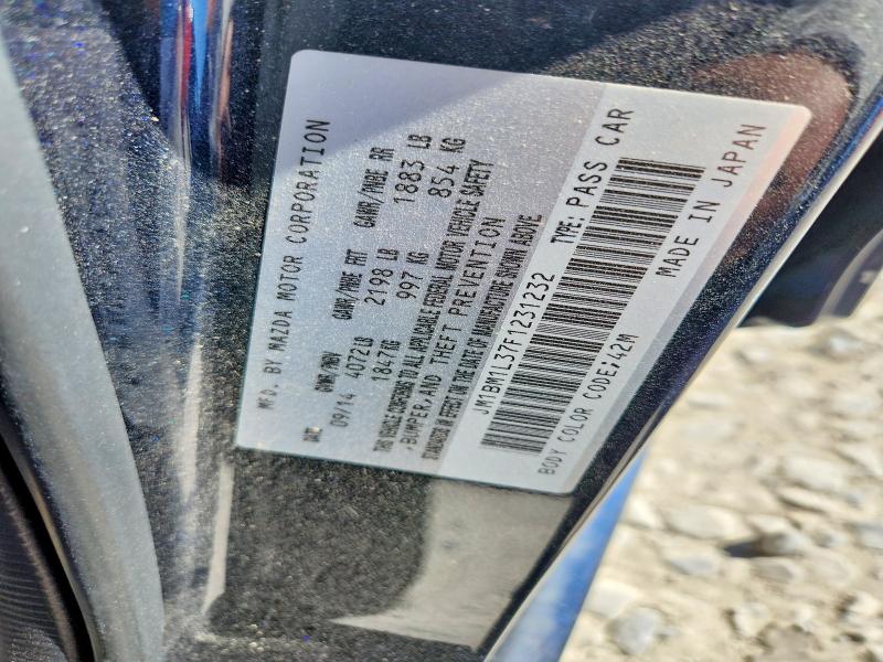 Aukcja sprzedaży 2015 Mazda 3, vin: JM1BM1L37F1231232, numer aukcji: 67135906