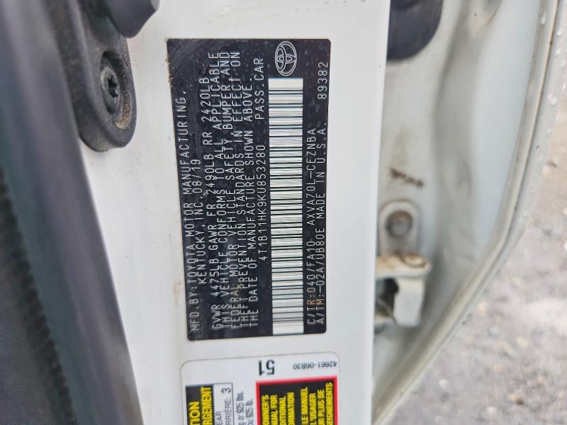 Aukcja sprzedaży 2019 Toyota Camry, vin: 4T1B11HK9KU853280, numer aukcji: 67345496