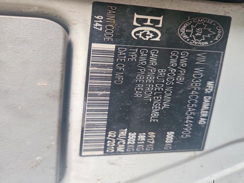 Продаж на аукціоні авто 2010 Mercedes-benz Sprinter, vin: WD3BF4CC5A5449905, номер лоту: 67996086