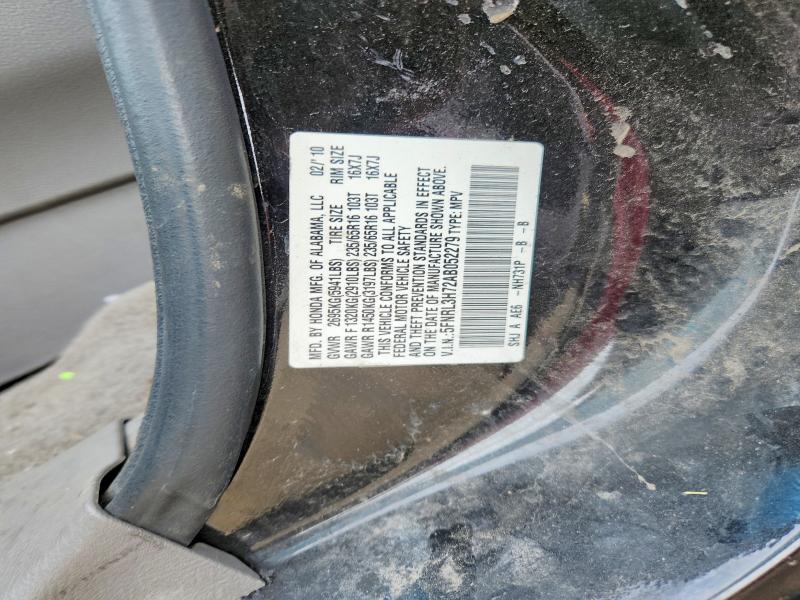 Продажа на аукционе авто 2010 Honda Odyssey, vin: 5FNRL3H72AB052279, номер лота: 67964976