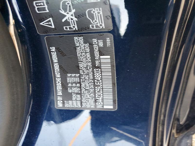 67865976 :رقم المزاد ، WBA4Z3C59JEC48803 vin ، 2018 Bmw 430xi مزاد بيع