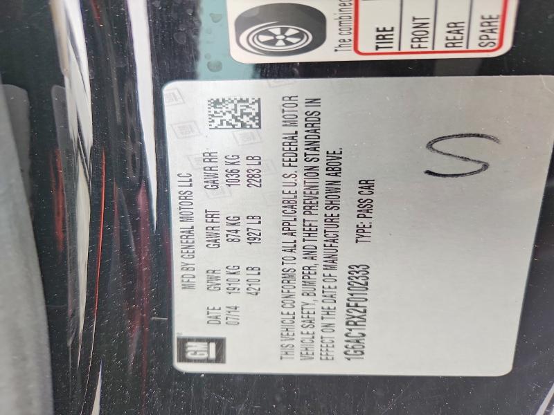 Продаж на аукціоні авто 2015 Cadillac Ats, vin: 1G6AC1RX2F0102333, номер лоту: 70479406