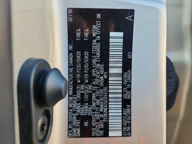 Auction sale of the 2016 Lexus Rx 350, vin: 2T2BZMCA2GC044295, lot number: 68751566