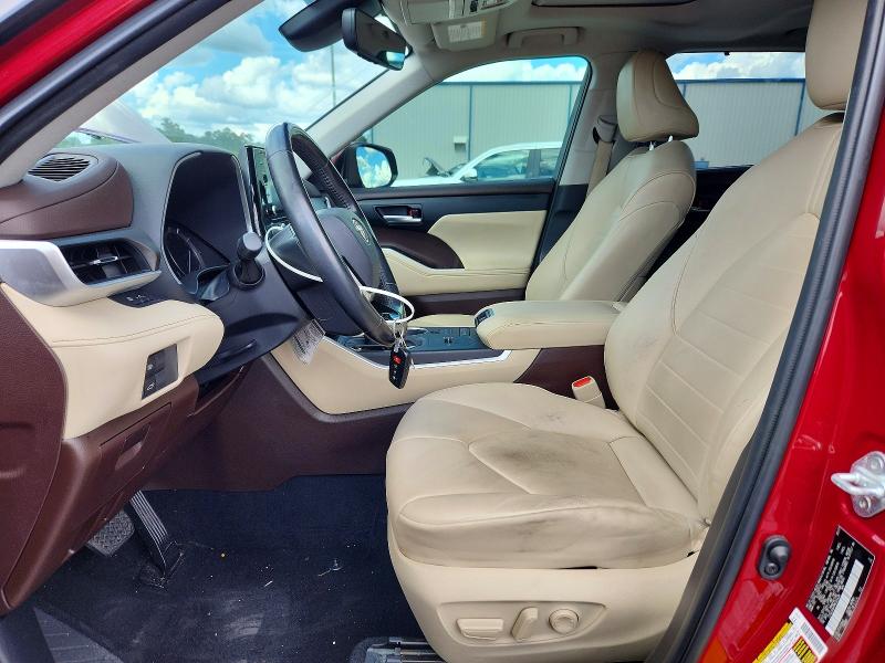 2021 Toyota Highlander მანქანა იყიდება აუქციონზე, vin: 5TDGZRAH7MS524438, აუქციონის ნომერი: 69877056
