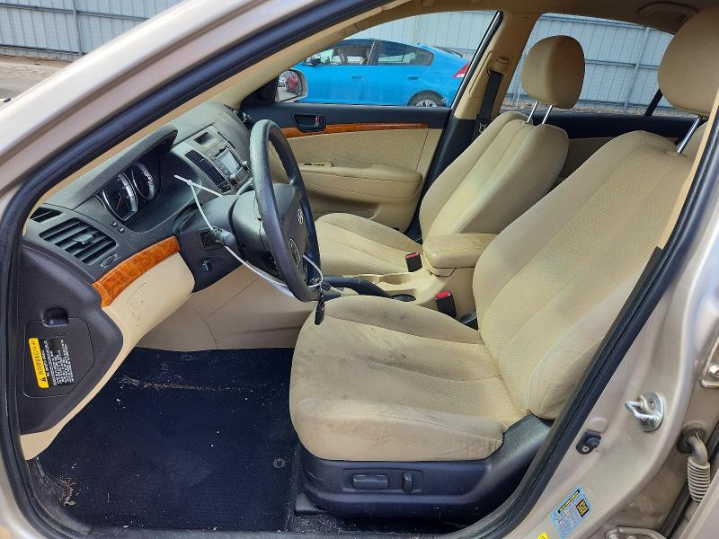 70293466 :رقم المزاد ، 5NPET46C29H481570 vin ، 2009 Hyundai Sonata مزاد بيع