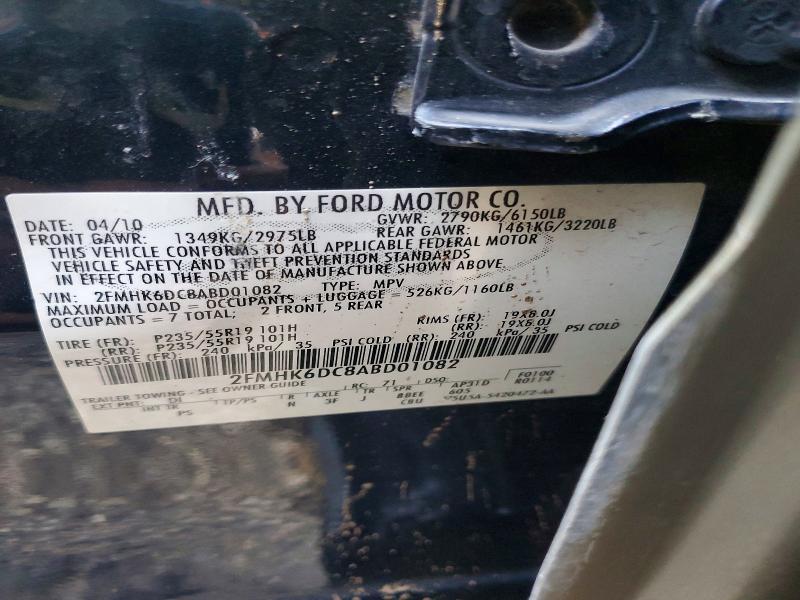 Продаж на аукціоні авто 2010 Ford Flex, vin: 2FMHK6DC8ABD01082, номер лоту: 70288746