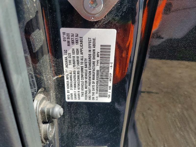 Продажа на аукционе авто 2018 Honda Cr-v, vin: 7FARW2H59JE020000, номер лота: 68215356