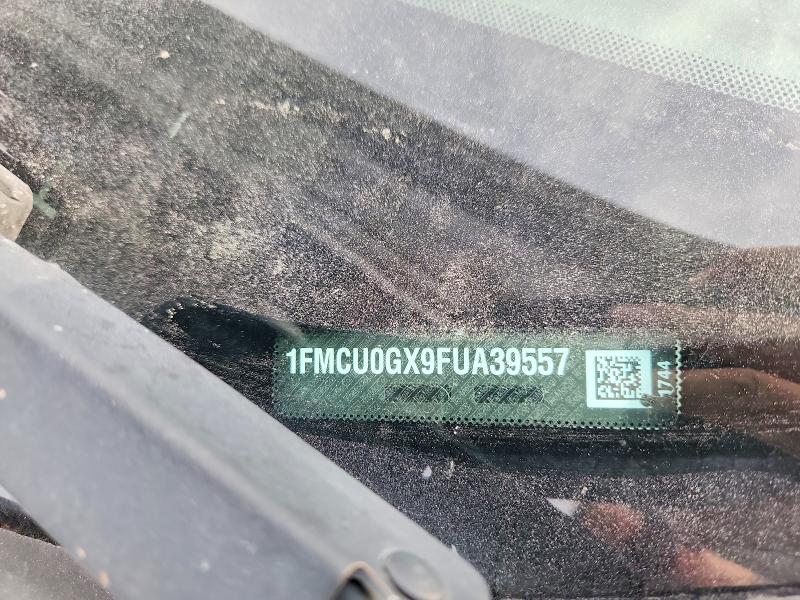 2015 Ford Escape მანქანა იყიდება აუქციონზე, vin: 1FMCU0GX9FUA39557, აუქციონის ნომერი: 70306196
