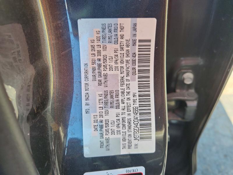 Продажа на аукционе авто 2013 Mazda Cx-9, vin: JM3TB2DA4D0414689, номер лота: 69006596