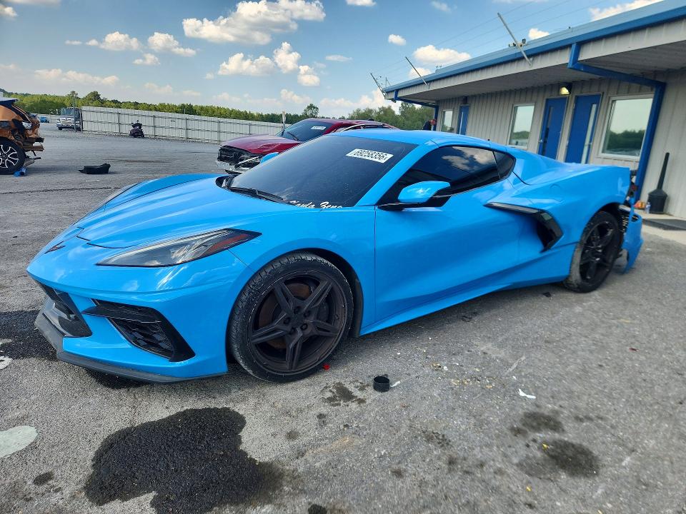 69258356 :رقم المزاد ، 1G1YC2D41M5121060 vin ، 2021 Chevrolet Corvette مزاد بيع