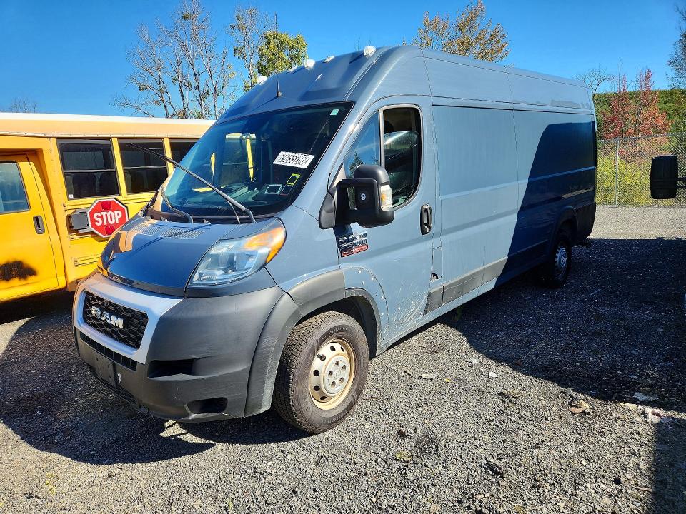 2021 Ram Promaster 3500 მანქანა იყიდება აუქციონზე, vin: 3C6MRVJG2ME535545, აუქციონის ნომერი: 69055286
