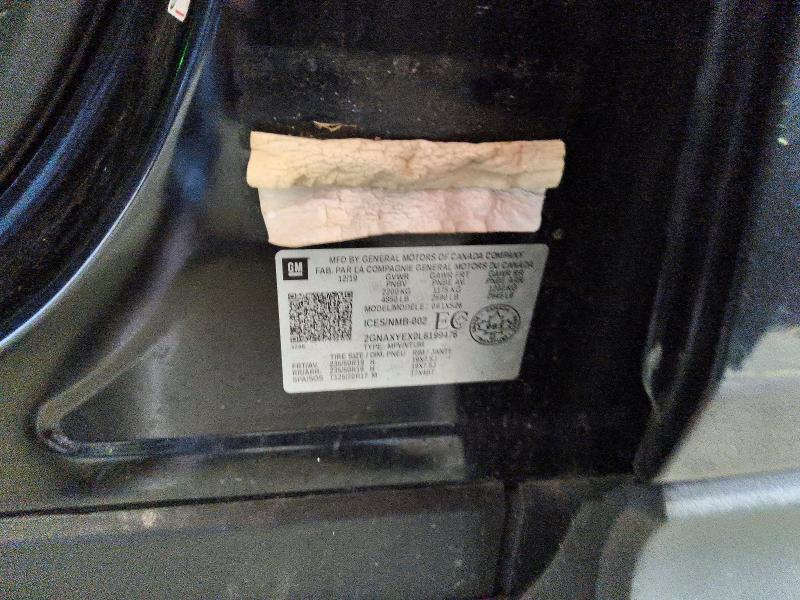 67269986 :رقم المزاد ، 2GNAXYEX0L6199476 vin ، 2020 Chevrolet Equinox مزاد بيع