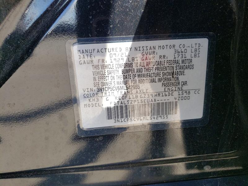67303006 :رقم المزاد ، 3N1CP5CV6ML542955 vin ، 2021 Nissan Kicks مزاد بيع