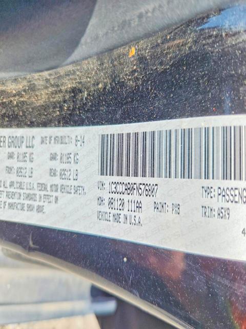 Aukcja sprzedaży 2015 Chrysler 200, vin: 1C3CCCAB0FN576807, numer aukcji: 67630936