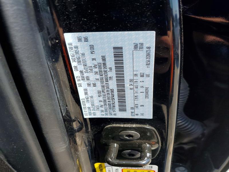69404196 :رقم المزاد ، 1FTFW1RJ1SFA91905 vin ، 2025 Ford F150 مزاد بيع