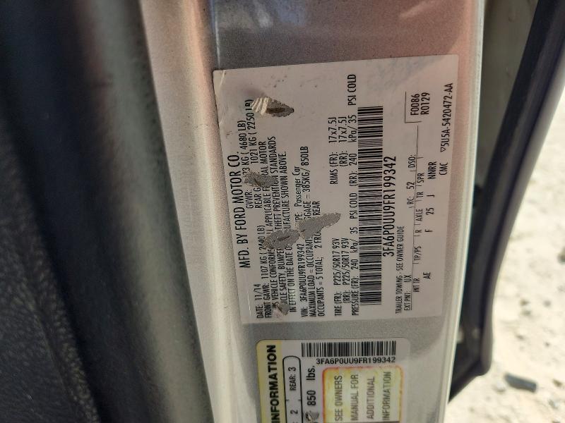Aukcja sprzedaży 2015 Ford Fusion, vin: 3FA6P0UU9FR199342, numer aukcji: 67533866