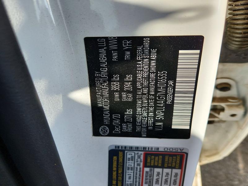 Продаж на аукціоні авто 2021 Hyundai Elantra, vin: 5NPLL4AG7MH016535, номер лоту: 68640766