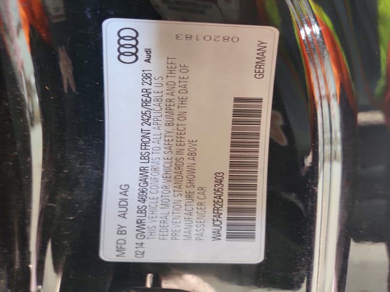 Aukcja sprzedaży 2014 Audi A5, vin: WAUCFAFR2EA053403, numer aukcji: 68300176