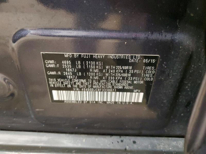Продаж на аукціоні авто 2015 Subaru Outback, vin: 4S4BSBJC8F3338871, номер лоту: 66957876