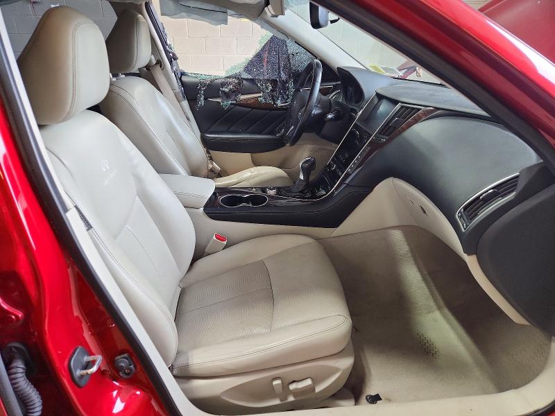 2014 Infiniti Q50 მანქანა იყიდება აუქციონზე, vin: JN1BV7AR3EM698039, აუქციონის ნომერი: 67483496