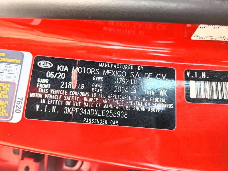 Продаж на аукціоні авто 2020 Kia Forte, vin: 3KPF34ADXLE255938, номер лоту: 67876706