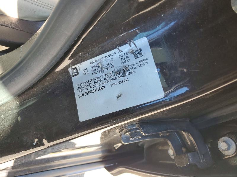 Aukcja sprzedaży 2013 Buick Verano, vin: 1G4PP5SK3D4114493, numer aukcji: 70248706